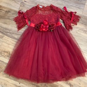 Gorgeous red dress for Christmas.